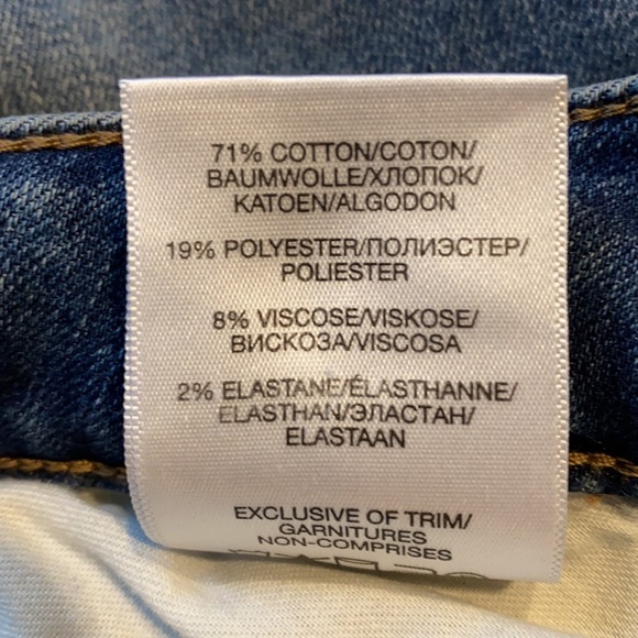 Silver Jeans SZ 26 Length 29 Suki Slim Distressed Denim Blue Jeans D32 - Picture 14 of 14